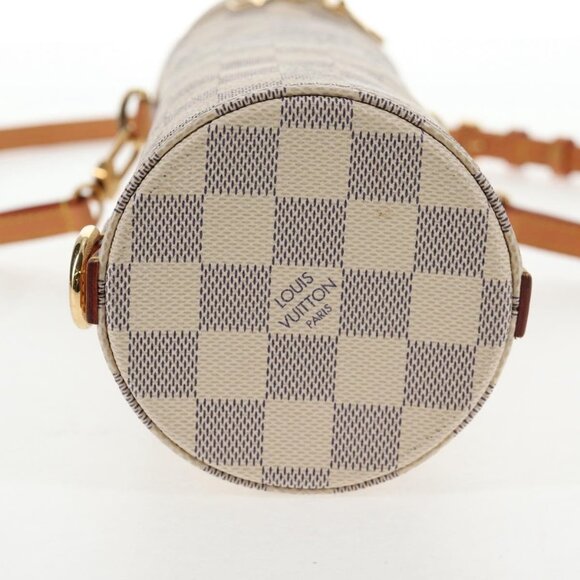 LOUIS VUITTON Damier Azur Bottle Holder Porte Boutille Bag GI0373 Auth 128175V - Picture 7 of 16